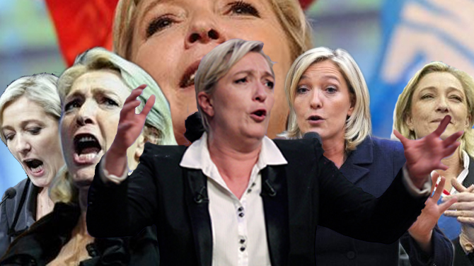De vele gezichten van Marine Le Pen