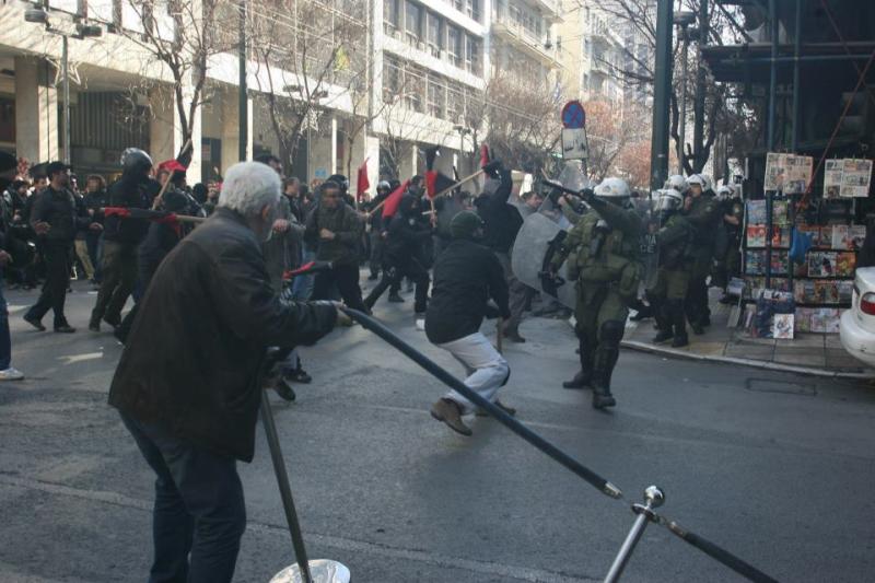 Januari 2013 - Straatgevechten in Athene, Griekenland